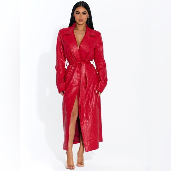 Naked Wardrobe The Crocodile Coat - Picture 1 of 15